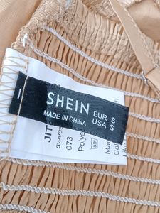 Golden Satin Bralette Top