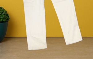 I@56 Size-30 White Cargo Jeans