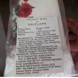 Rohit Bal Floral Wristlet