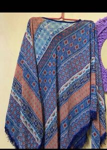 blue kaftan top