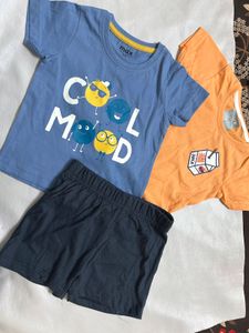 Cute Kids T-Shirt Bundle With Short