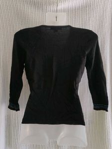 Black Wrap Top