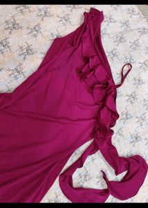 Fuchsia Ruffle Dress