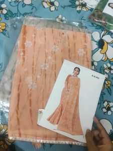 Elegant Green Saree (3 Piece Available)