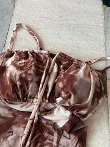 Patterned Mini Dress