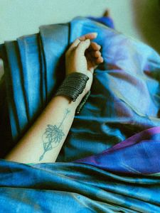 Black oxidised Metal Bangles Cuff