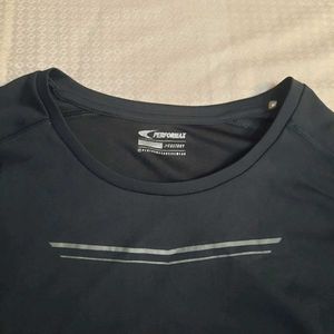 Black Activewear T-Shirt