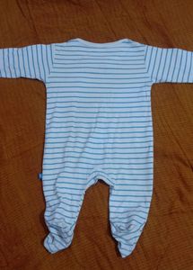 Blue Striped &#39;Fashion&#39; Baby Shoes