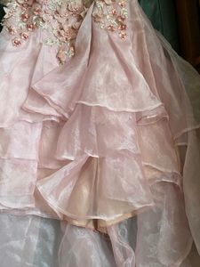 Floral Flower And Pearl Gown