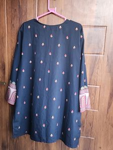Black Printed Kurti