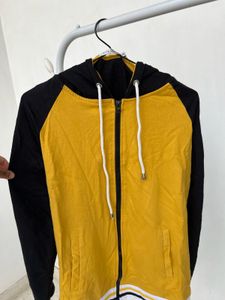 Stylish Yellow &amp; Black Hoodie