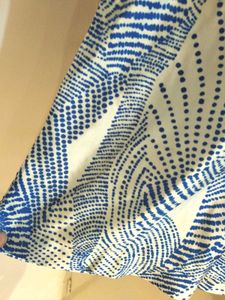 Vintage Blue Patterned Shirt