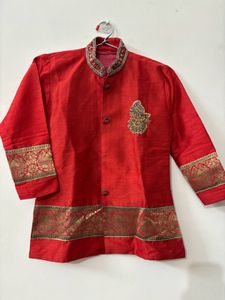 Red Ethnic Jacket