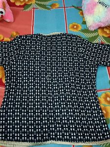 Elegant Black &amp; White Cardigan