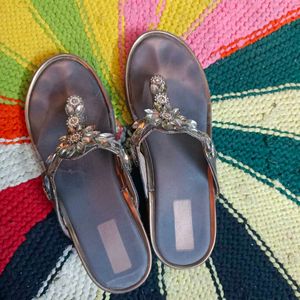 Brown Heeled Sandals - used
