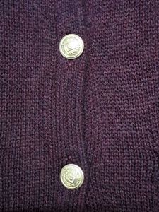 Burgundy Knit Cardigan