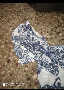 Patterned Off-Shoulder Dress