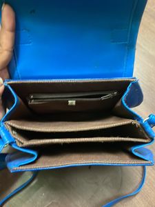 Mini Blue Mailman Bag