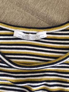 Zara Stripped Cotton Tank Top