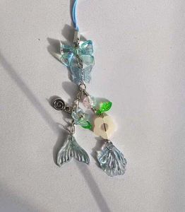 pastel blue phone charm