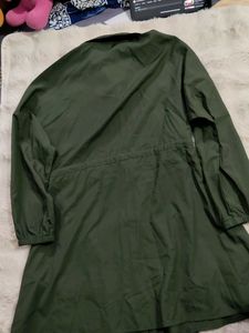 Urbanic Olive Green Shirt Dress