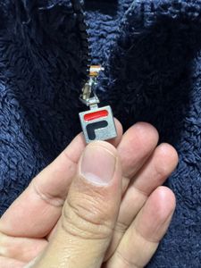 FILA Unisex Finch Navy Blue Sherpa Zipup Fleece