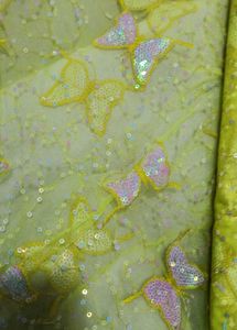 2 Meter Butterfly Sequined Net Fabric