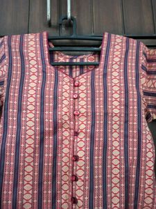 Purple Striped Suit Set