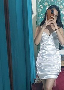 Bodycon Dress With Beads Saphegatti Sleeve