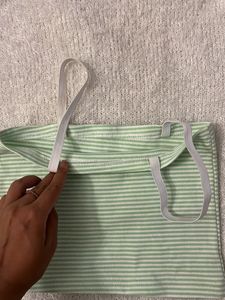 Green Crop Top