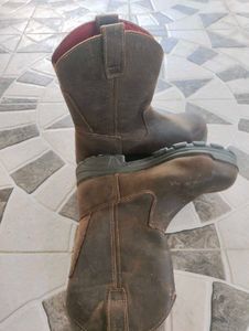 Wolverine Brown Leather Boots- US Imported