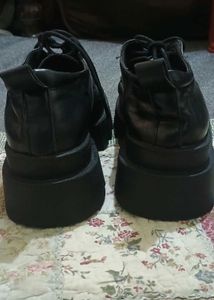 Chunky Gothic Platform Derby Shoes