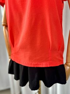 🚀🚀24Hrs EOS SALE🚀🚀Orange Tee with Rose Patch