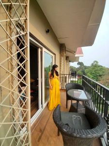 Yellow Crop Top and Skirt Set