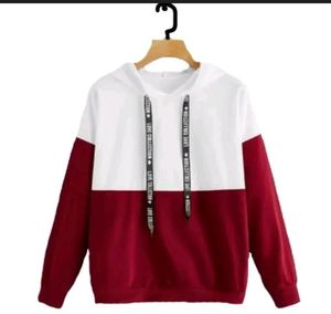 Shein Typographic Cotton Colourblocled Sweatshirt