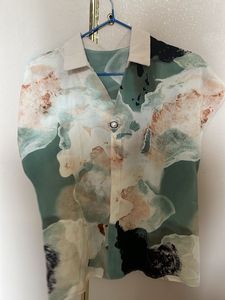 Abstract Print Blouse