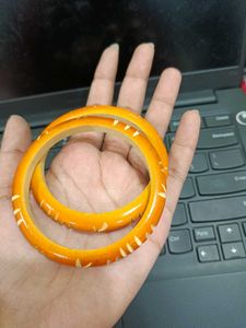 Wooden Bangles Pair