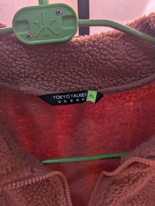 Brown Teddy Fleece Pullover