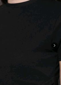 Women Black SolidPure Cotton Top