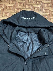 Stylish Black Hooded Jacket