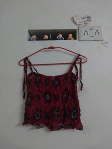 Sleevless Crop Top