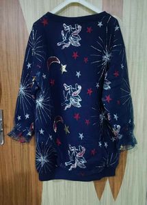 imported sequence winter wear top