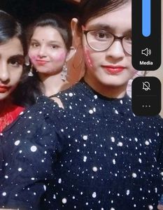 Polka Dot top floral