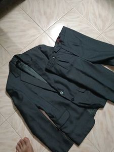 Branded Gray Suit