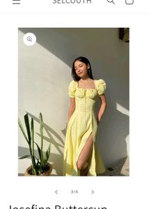 Yellow Corset Dress From Selcouth