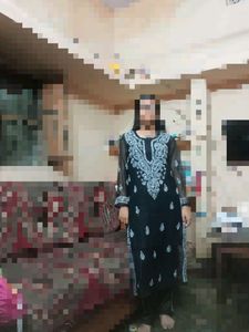 Chikinkari Mirror Work Kurta