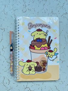 Cute Pompompurin A5 Diary + Free Pen