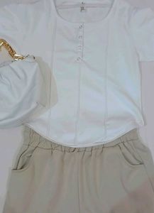 White Corset Top