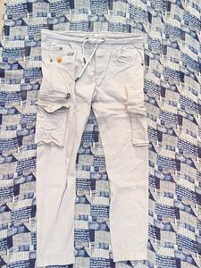 Boys Grey Cargo Pants