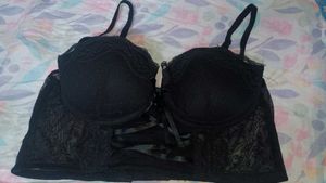 Black Lace Bustier